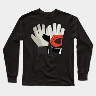 Soccer Gloves Clipart Stickers Long Sleeve T-Shirt